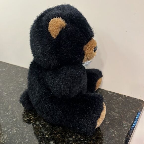 WILD WONDERS CANADA * -Plush Stuffed * Animal -Black Bear- Size 9” - Picture 5 of 9